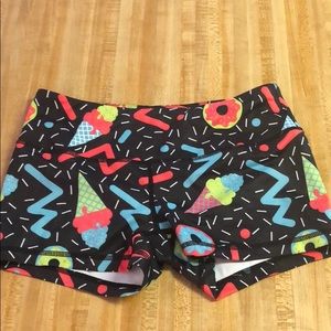 Feed Me Fight Me Booty Shorts Size Small